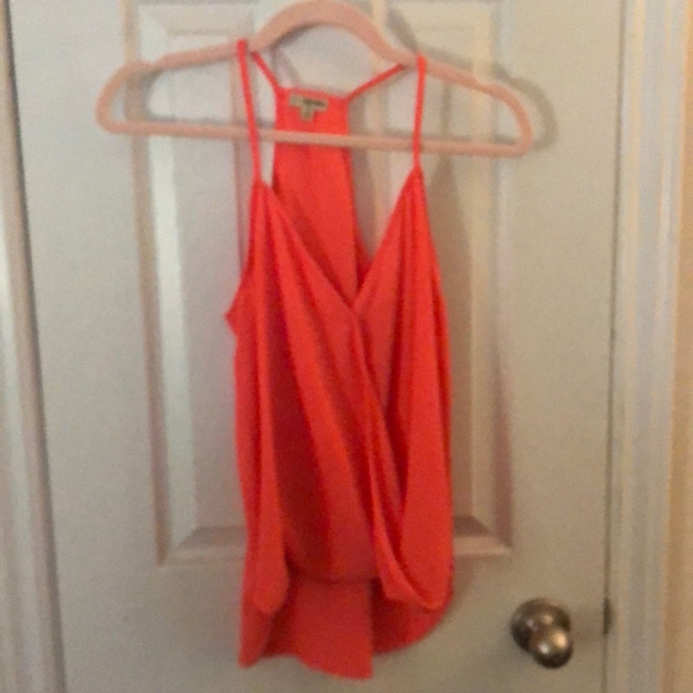 Neon coral tank